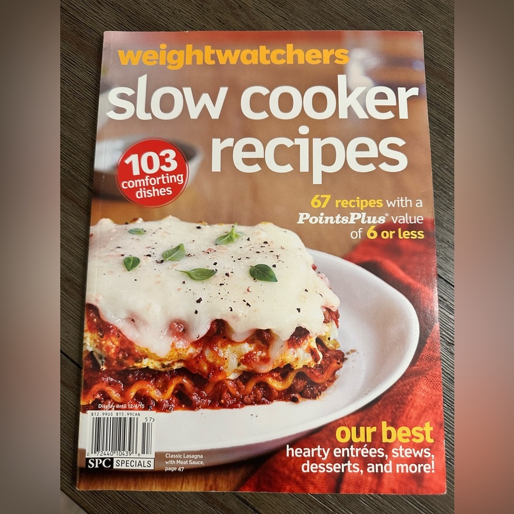 Vintage Weight Watchers Slow Cooker Recipes